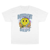 Thumbnail for Broken Smiley Face Lightning Champion T-Shirt - Different Drips