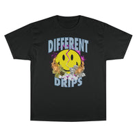 Thumbnail for Broken Smiley Champion T-Shirt - Different Drips