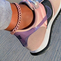 Thumbnail for Women's 9mm Pink Anklet - Different Drips