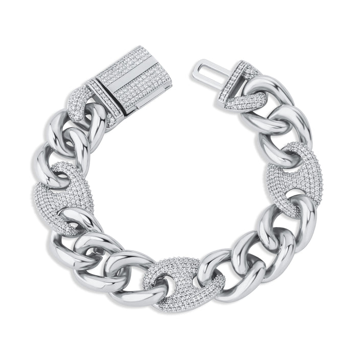 16mm Mariner Cuban Link Bracelet - Different Drips