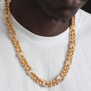 16-20mm Iced Mariner Miami Link Cuban Chain - Different Drips