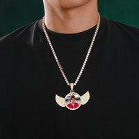 Thumbnail for Iced Out Wing Photo Pendant - Different Drips