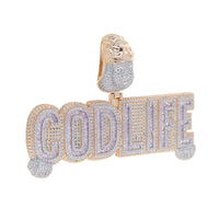 Thumbnail for Baguette God Life Pendant - Different Drips