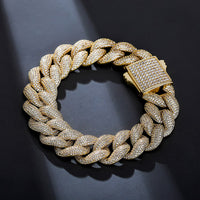 Thumbnail for 18mm Pave Cuban Bracelet - Different Drips