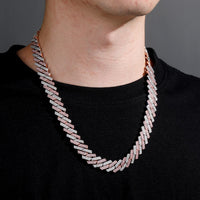 Thumbnail for 14mm Double Row  Prong Cuban Link Chain - Different Drips