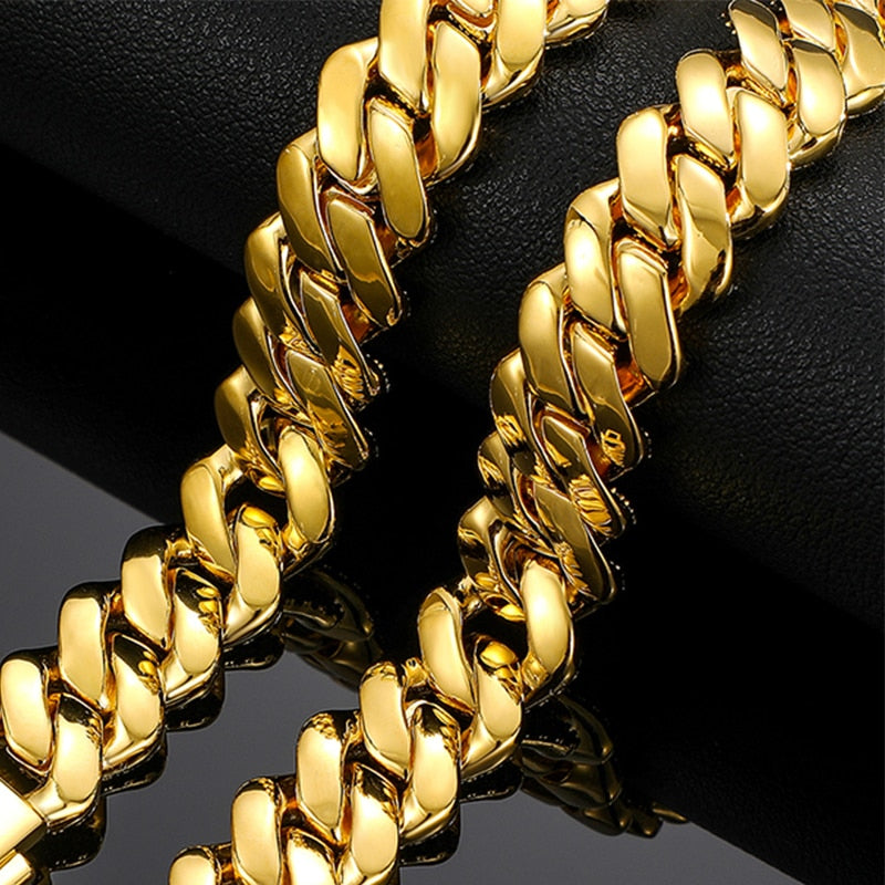 14mm VVS Moissanite & S925 Cuban Prong Link Bracelet - Different Drips