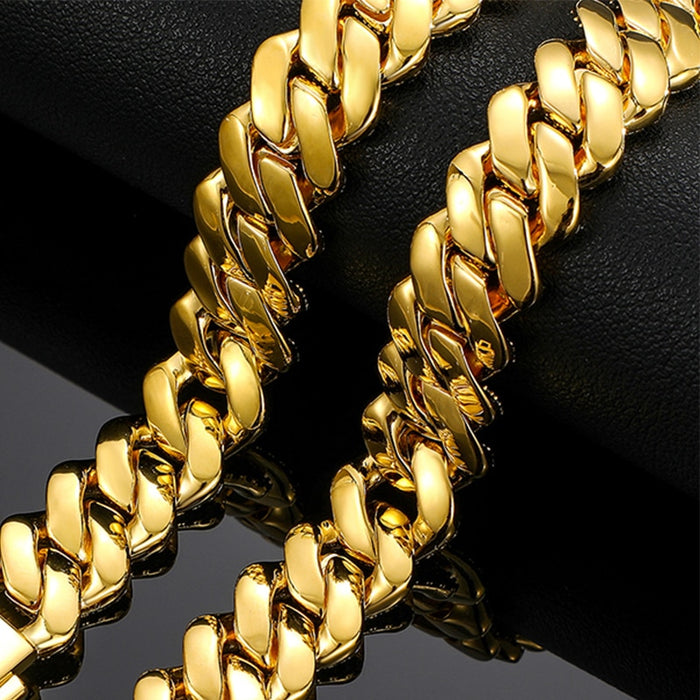 14mm VVS Moissanite & S925 Cuban Prong Link Bracelet - Different Drips