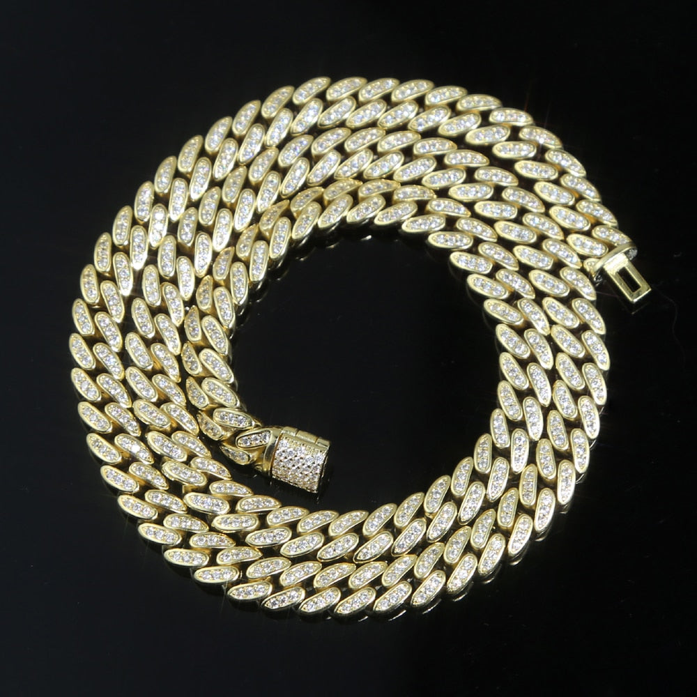 Women's 6mm Iced Cuban Necklace - Different Drips