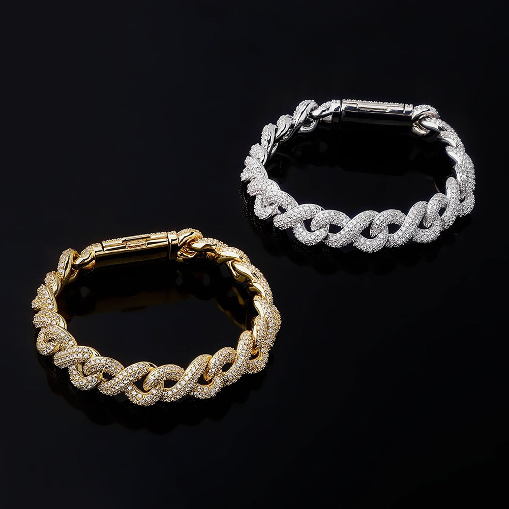 12mm Infinity Link Bracelet - Different Drips