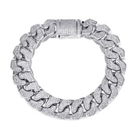 Thumbnail for 14mm Pave Curb Cuban Bracelet - Different Drips