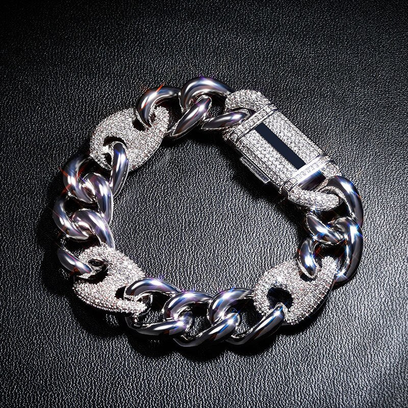 16mm Mariner Cuban Link Bracelet - Different Drips