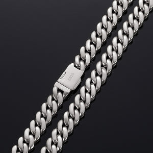 8mm VVS Moissanite & S925 Cuban Link Chain - Different Drips