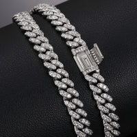 Thumbnail for 8mm VVS Moissanite & S925 Cuban Link Chain - Different Drips