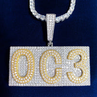 Thumbnail for Layered Boxed Custom Letter Pendant - Different Drips