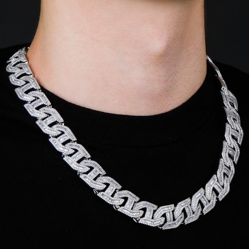 16mm Baguette Mariner Link Chain - Different Drips
