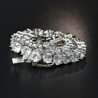 Thumbnail for 3-10mm Round-Cut Tennis Bracelet - Different Drips