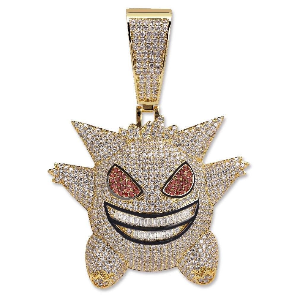 Iced Out Gengar Pendant - Different Drips