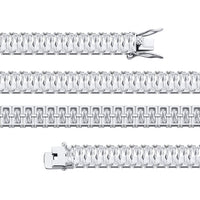 Thumbnail for 8mm Vertical Baguette Tennis Bracelet - Different Drips