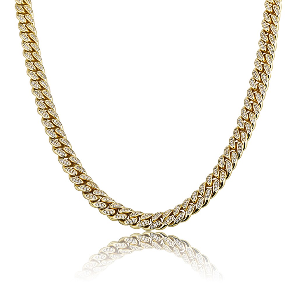 8mm Miami Cuban Link Chain - Different Drips