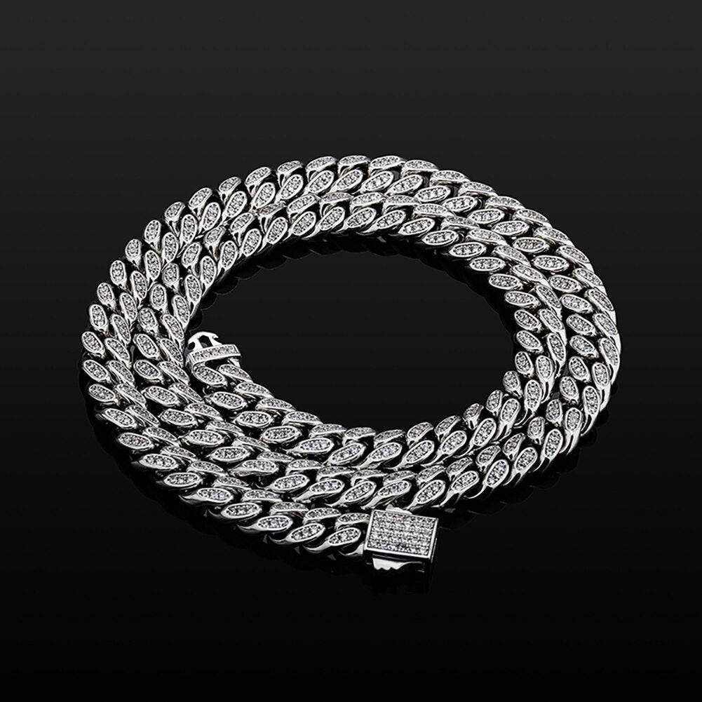 8mm Miami Cuban Link Chain - Different Drips