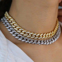 Thumbnail for Women's 12mm Miami Cuban Necklace - Different Drips