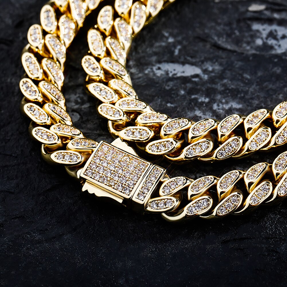 8mm Miami Cuban Link Chain - Different Drips