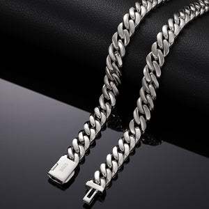 8mm VVS Moissanite & S925 Cuban Link Chain - Different Drips