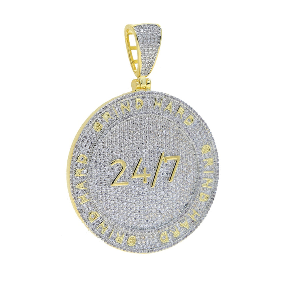 Grind Hard 24/7 Pendant - Different Drips