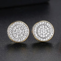 Thumbnail for Classic Round Cut Stud Earrings - Different Drips