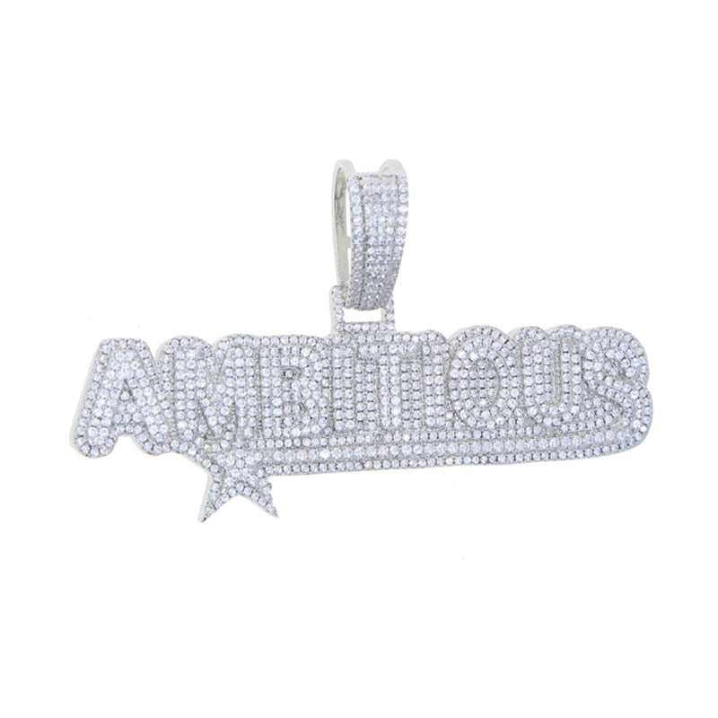 Iced Ambitious Star Pendant - Different Drips