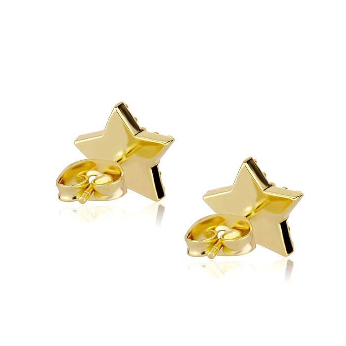 Iced Five Star Stud Earrings - Different Drips