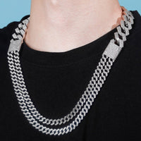 Thumbnail for 19mm Stacked Cuban Prong Link Chain - Different Drips
