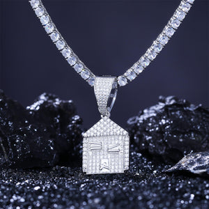 S925 Moissanite Mini Bando Pendant - Different Drips