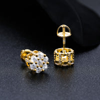Thumbnail for S925 Moissanite Clustered Round Cut Earrings - Different Drips