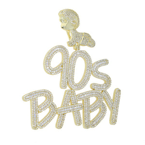 Baguette 90's Baby Pendant - Different Drips