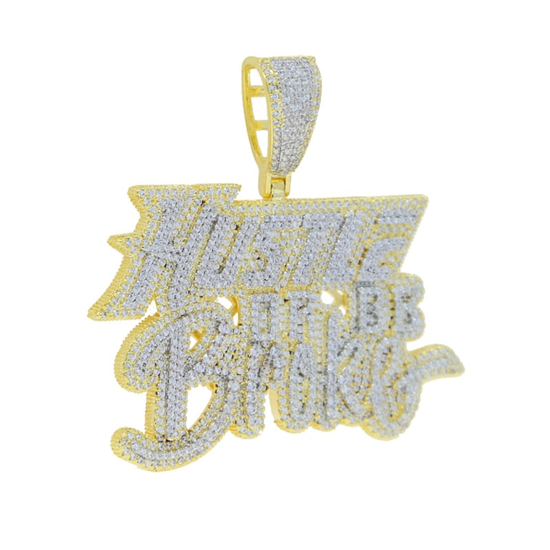 Hustle Or Be Broke Pendant - Different Drips