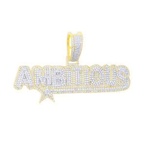 Iced Ambitious Star Pendant - Different Drips