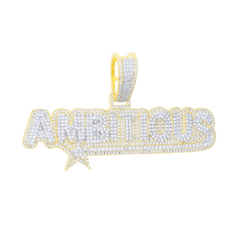 Iced Ambitious Star Pendant - Different Drips