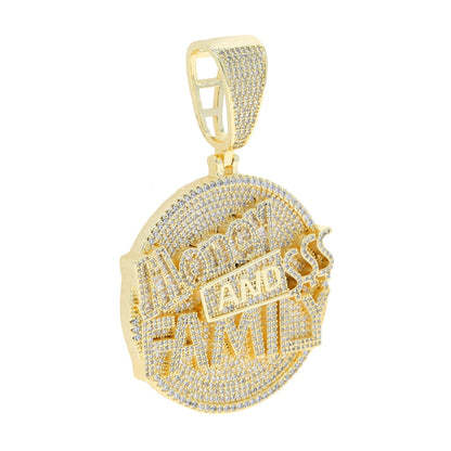 Iced Out Money And Family Pendant - Different Drips