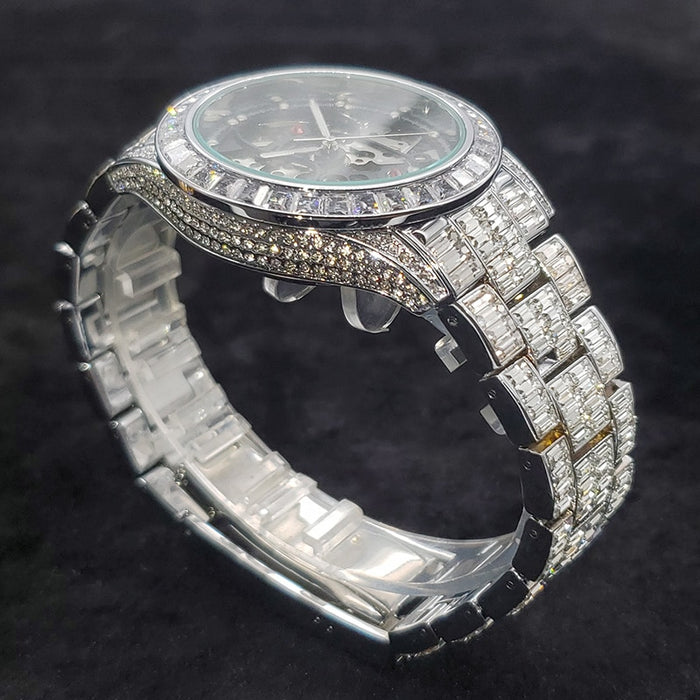 Baguette Mechanical Skeleton Watch - Different Drips