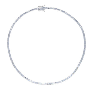 Women's Classic Rectangle Link Necklace - Different Drips