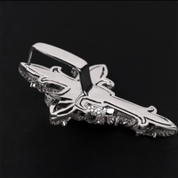 Thumbnail for Triple Skull Cross Pendant - Different Drips