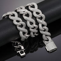 Thumbnail for 16mm VVS Moissanite & S925 Infinity Link Chain - Different Drips