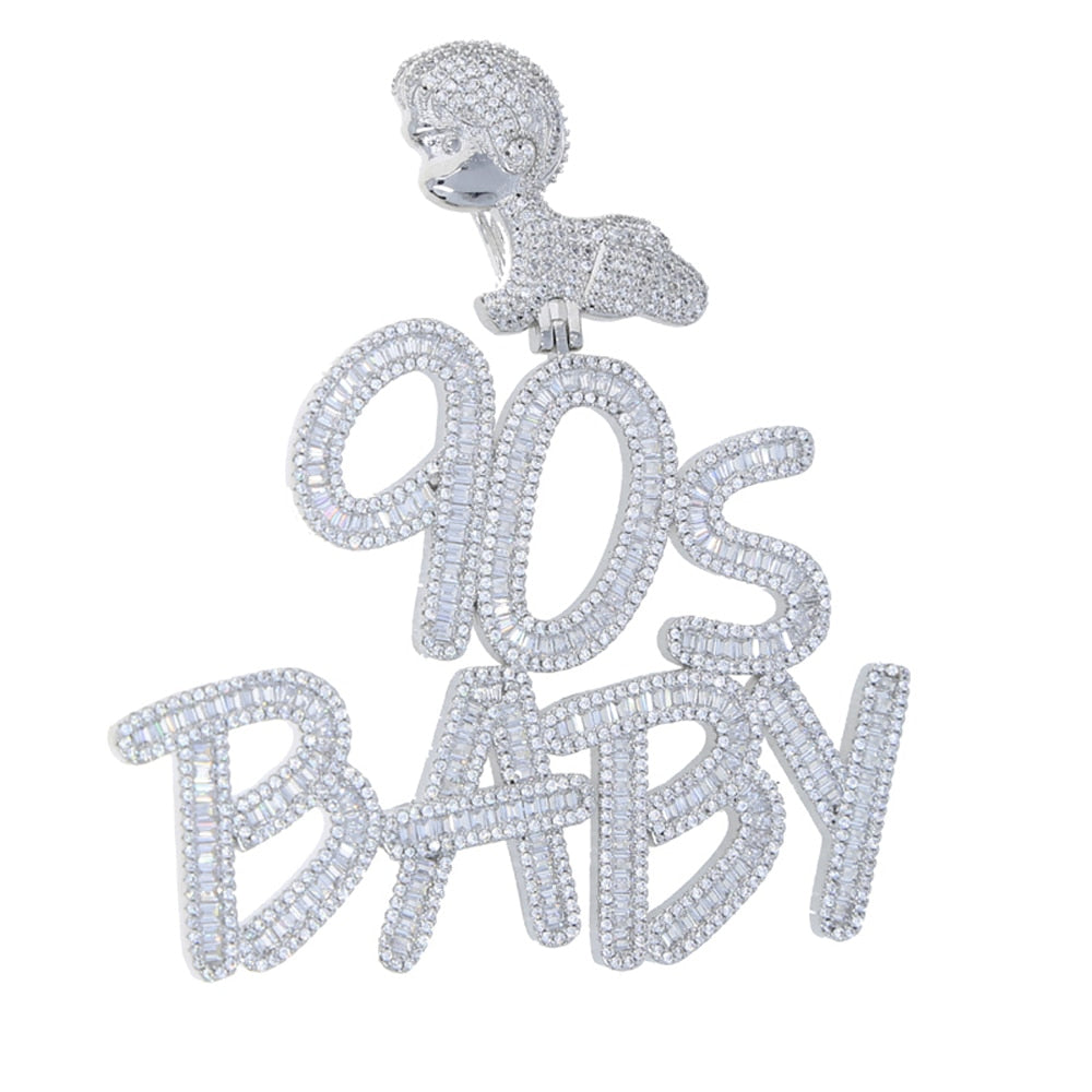Baguette 90's Baby Pendant - Different Drips