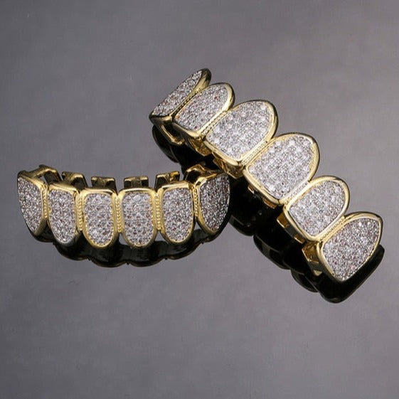 Two-Tone Iced Grillz - Different Drips