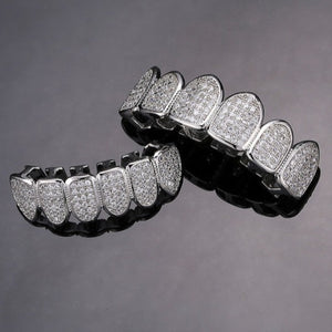 Two-Tone Iced Grillz - Different Drips