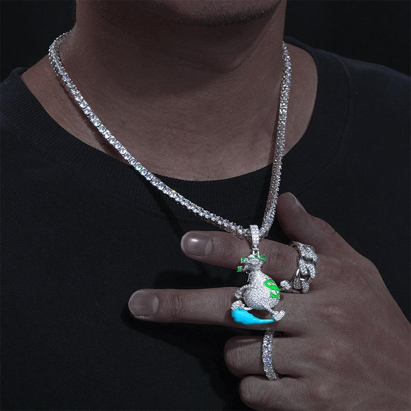 Glow in the dark diamond chain Clearance