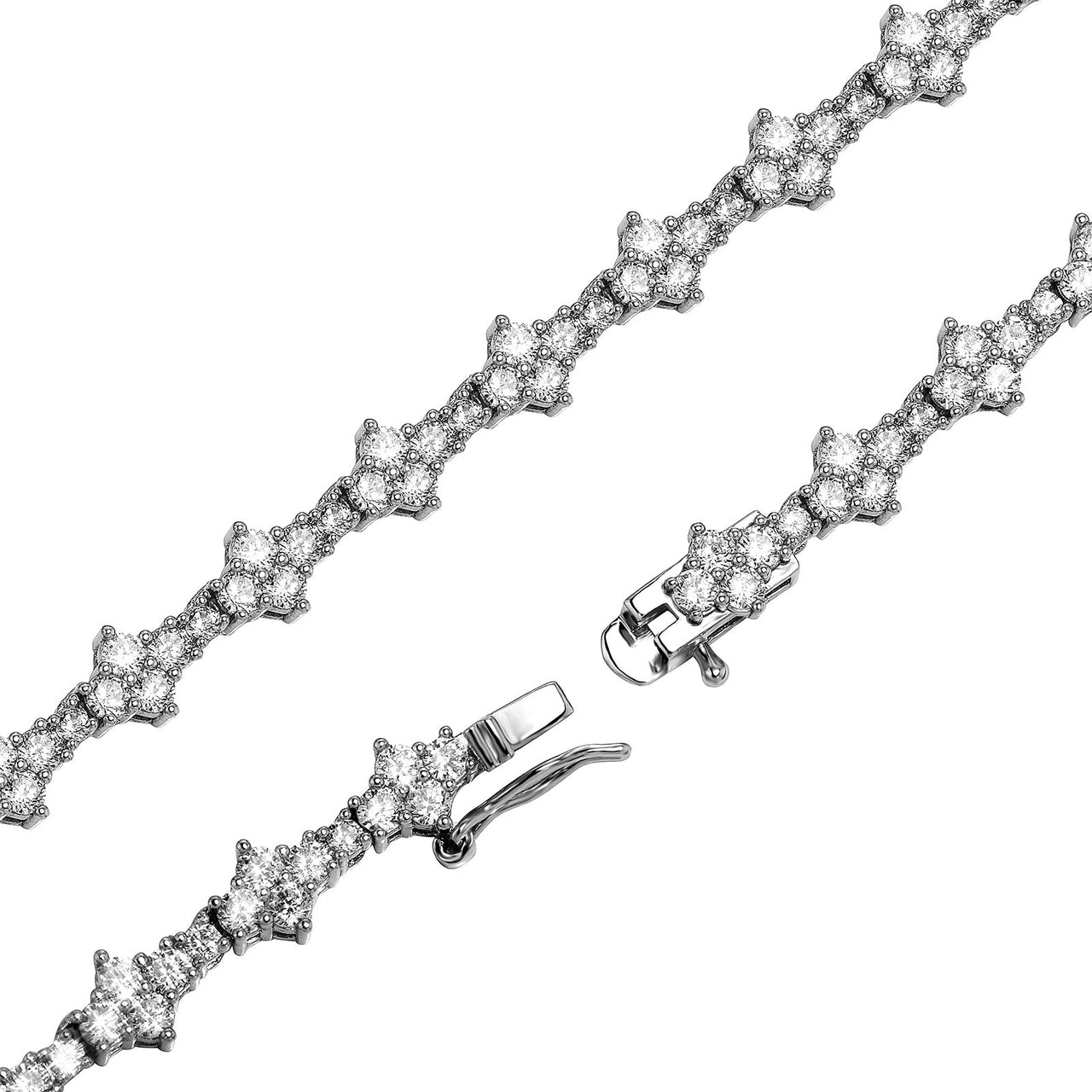 7mm Diamond Star Link Chain - Different Drips