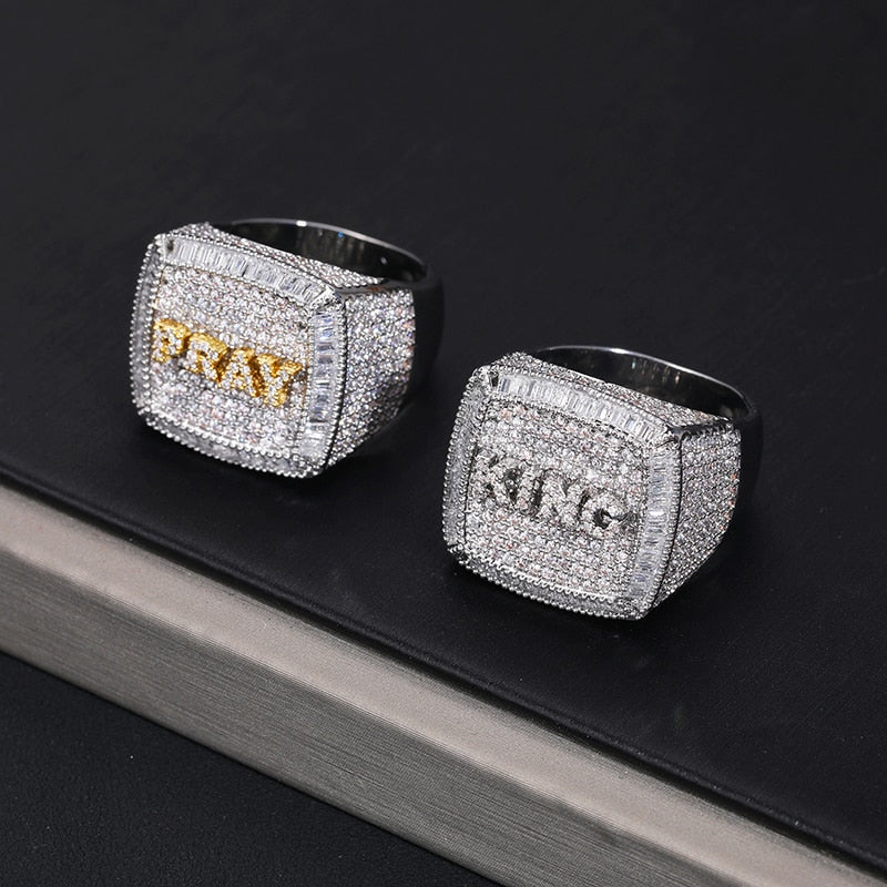 Custom Letter Championship Ring - Different Drips