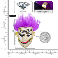 Thumbnail for S925 Moissanite Joker Pendant - Different Drips